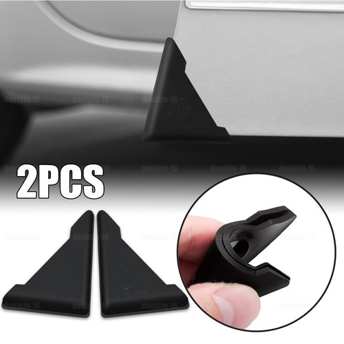 2pcs black car door corner - black,