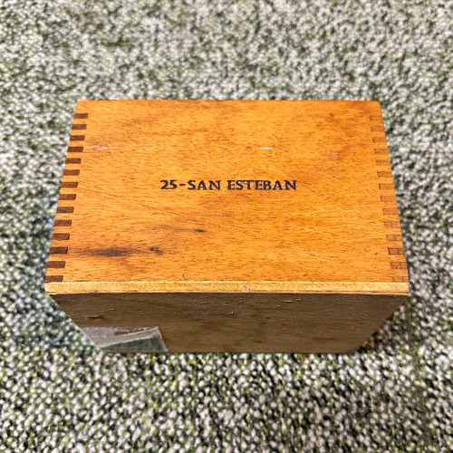 Vintage wooden cigar box slide - wooden,