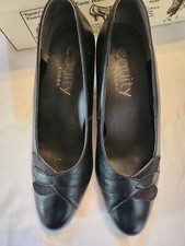 Vintage Black Leather Ladies