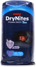 Huggies DryNites Pyjama Pants Teen Boy 13+ Years Nappies 9 Pack X 1