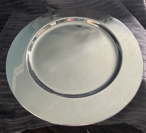 Stainless steel charger plate - stainless,