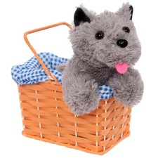 CUTE TERRIER DOG OR GINGHAM