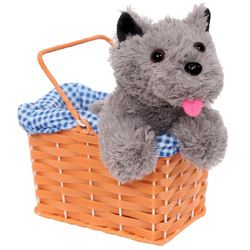 Cute terrier dog gingham - terrier,