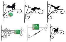 Hanging basket brackets