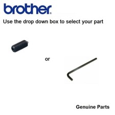BROTHER GENUINE OVERLOCKER NEEDLE CLAMP SCREW or ALLEN KEY 1034D 934D 929D 760