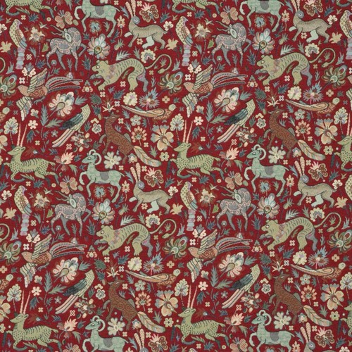 Tudor forest tapestry fabric - tapestry,