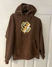 Vintage 90’s Special Blend Snowboard Skate Hoodie Men's Brown Logo Hoodie S 42"