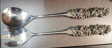 Pair Norwegian Pewter handle