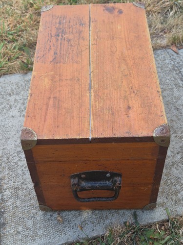 Rare vintage wooden military - wooden,
