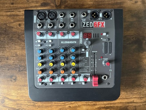 Allen heath zed 6fx - allen, &