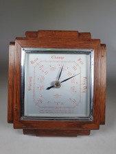 Art Deco wall-hanging aneroid