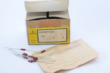 10x of 1960s Siemens Karbowid Resistor, 1.5 kOhms, 0.25 W f. Klangfilm Amps, NOS