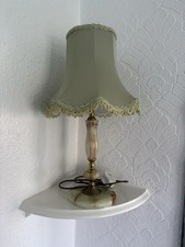 Vintage Onyx Marble Green Lamp