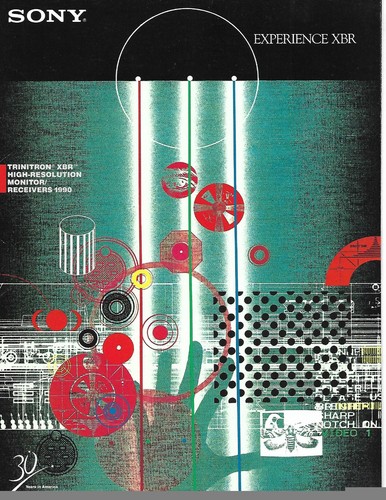 Brochure sony trinitron - -,