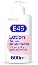 E45 moisturising Lotion Pump - 500g - Dermatological - Skin Care Cream