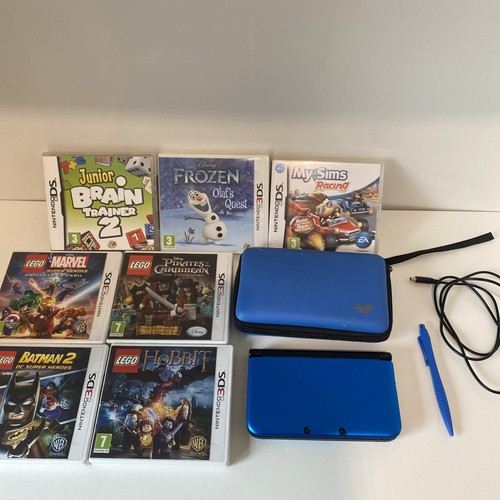 Nintendo 3ds blue handheld - xl,