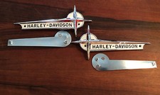 61776-61T TANK EMBLEMS STARS WITH BRACKET KIT COMPLETE TANK PLATES HARLEY® EMBLEM