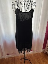 Vintage Black Beaded Dress