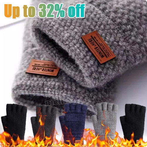 Thermal fingerless gloves work - fingerless,