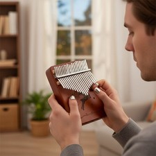 Portable 21 Key Kalimba Thumb
