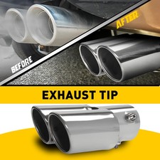 Car Rear Dual Exhaust Pipe