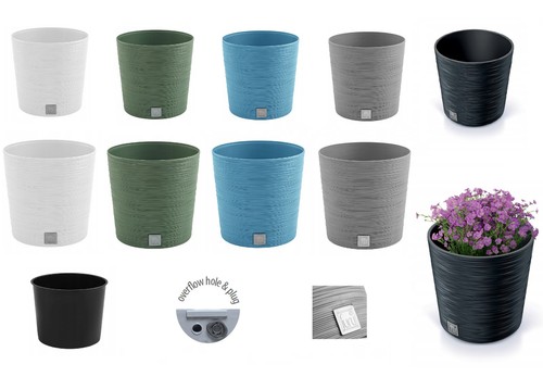 Round plant pot with - round,