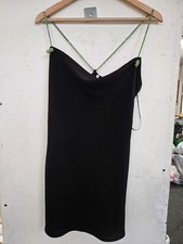 ZARA Womens Black and Green
