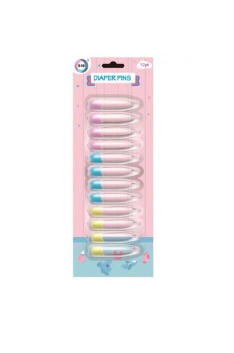 Baby diaper pins nappy - 12,