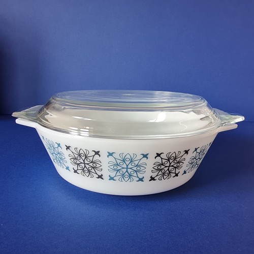 Vintage large pyrex casserole - vintage,