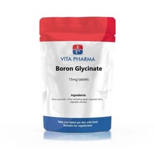 Boron Glycinate 15mg tablets