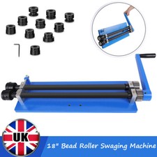18" Bending Machine Sheet Metal Bead Roller Rolling Swager 6 Rolling Tool Set
