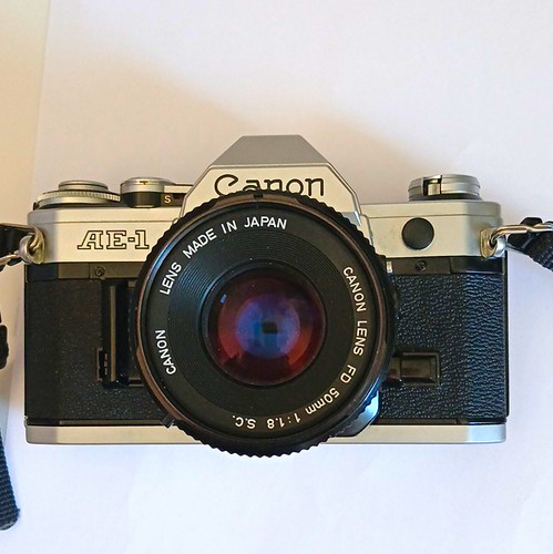 Canon 35mm slr - ae-1,