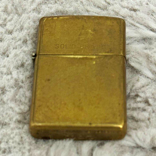 Zippo plain brass pocket - brass,