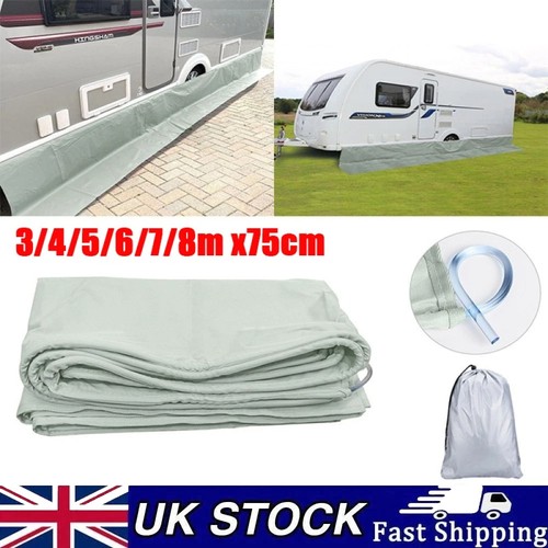Caravan awning draught skirt - draught,