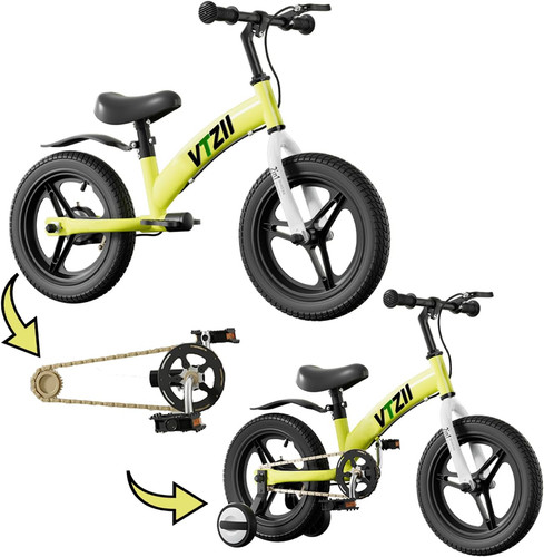 Balance bike with - 2-in-1,