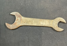 Old Spanner Wrench Tool Kit Roll Original Vintage Used 17 24 mm Auto Motorcycle 