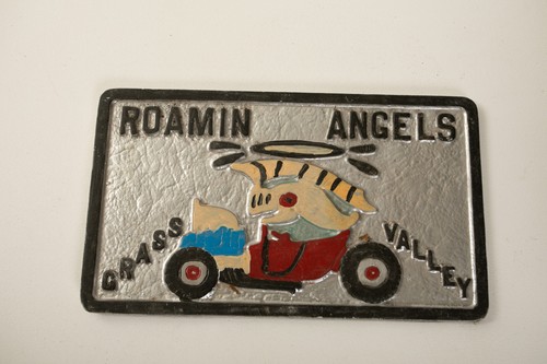Roamin angels car plaque sign - roamin,