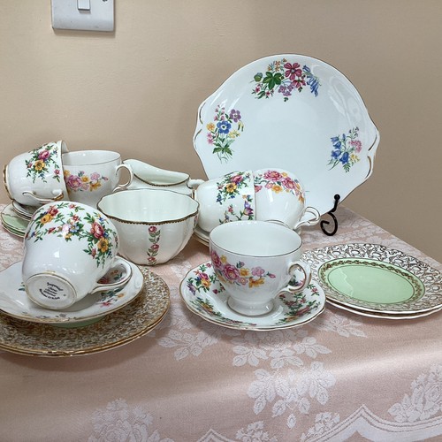 Bone china various makers - bone,