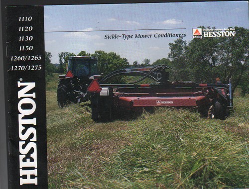 Hesston sickle type mower - hesston,
