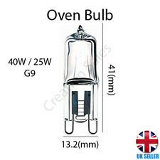 G9 Oven Cooker Appliance Bulb Lamp 25W 40W Halogen Capsule Dimmable 240V Branded