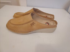 Pikolinos Womens Tan Brown Leather Mule Shoes Size 38