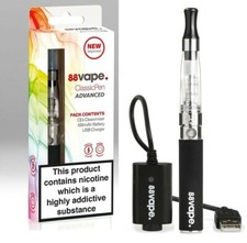 88 Vape Starter Kit Pen Advanced Classic Vape E-Cigarette Electronic Vaping Pen