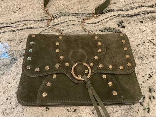 Zara suede leather studded - zara,