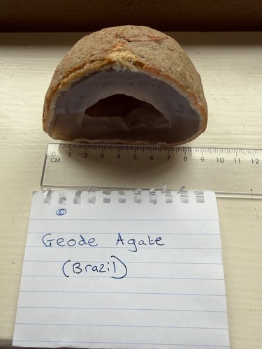 Geode agate from brazil - agate,