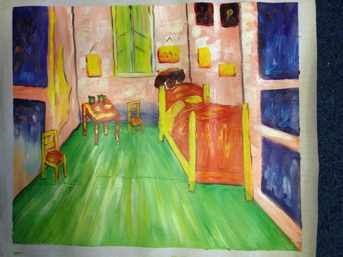 Hand painted canvas oil - hand-painted,