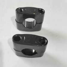 7/8" 22mm Motorcycle HandleBar Bar Risers Mount Clamp Adapter