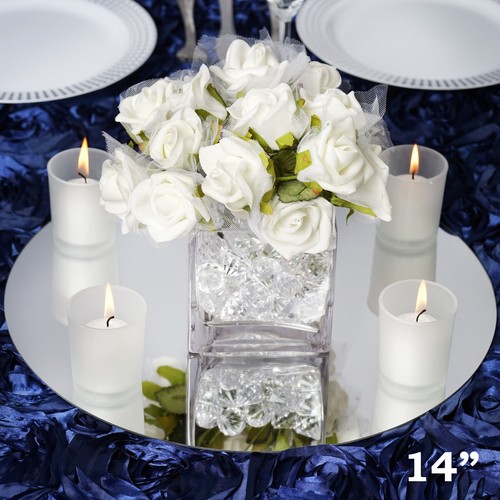 Wide round mirrors - 14",