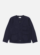 Navy Brushed Moleskin