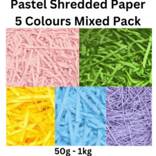 Pastel coloured shredded - 5,