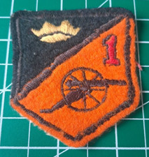 Irish Army 1st Artillery wool badge, Irish Defence Forces